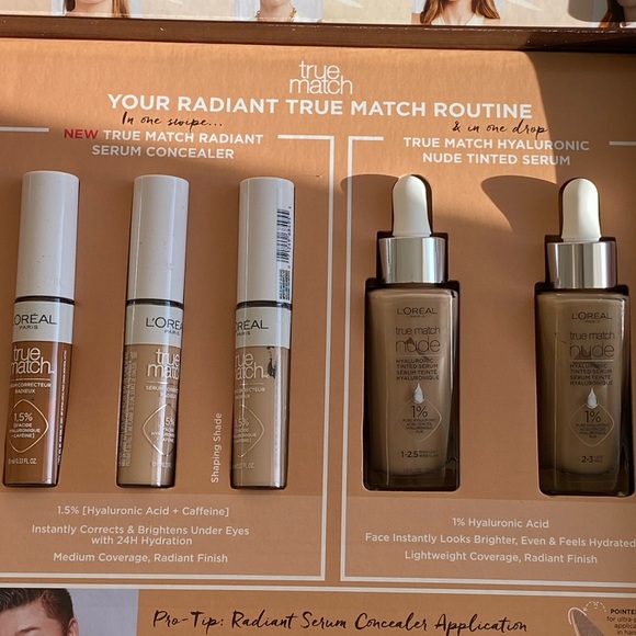 L’Oreal true match foundations and concealers set of 5 - Picture 2 of 4